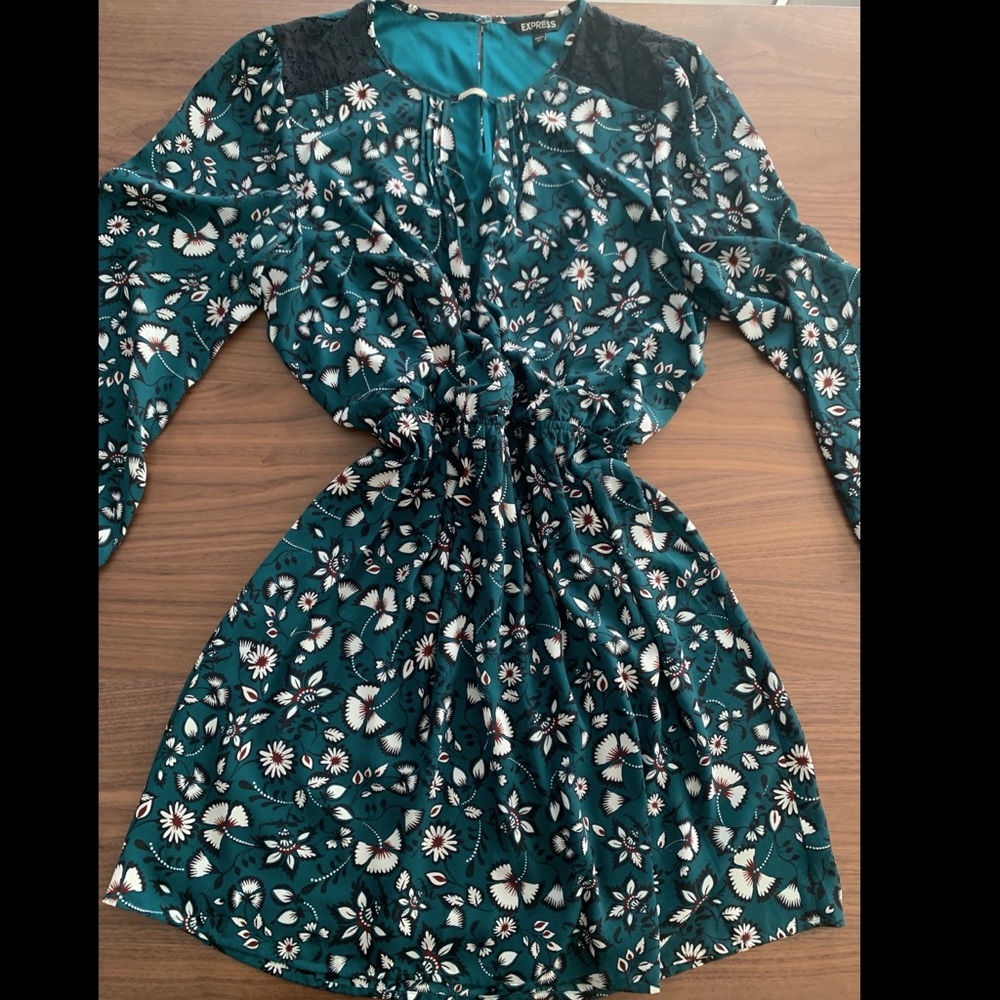 Floral Jewel Toned Dress